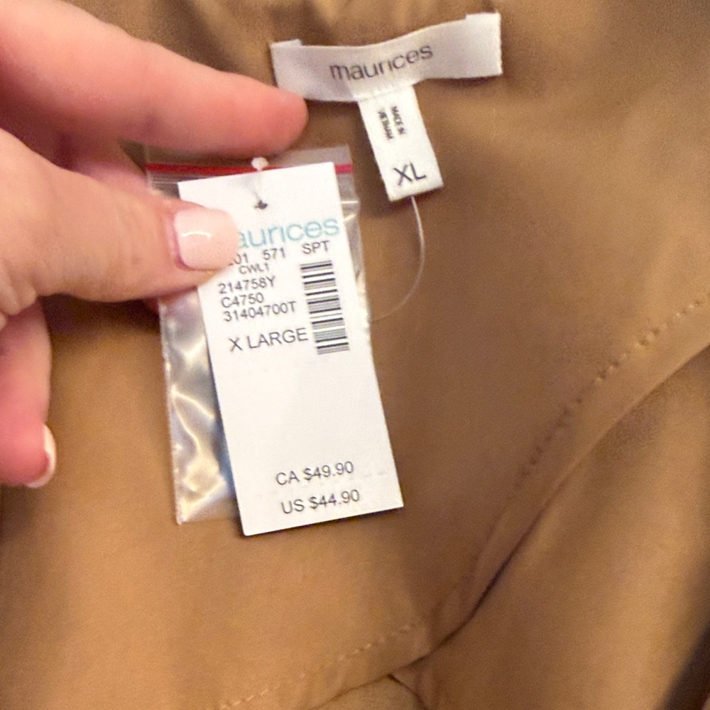 Maurices Camel Single-Button Blazer - Picture 2 of 3